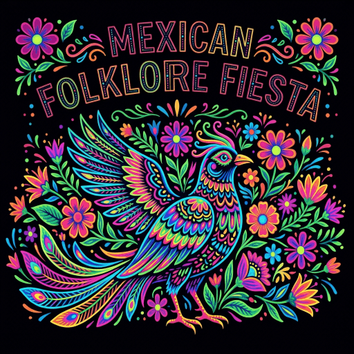 UV Glow - Mexican Folklore Fiesta