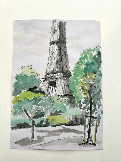 Watercolour sketch