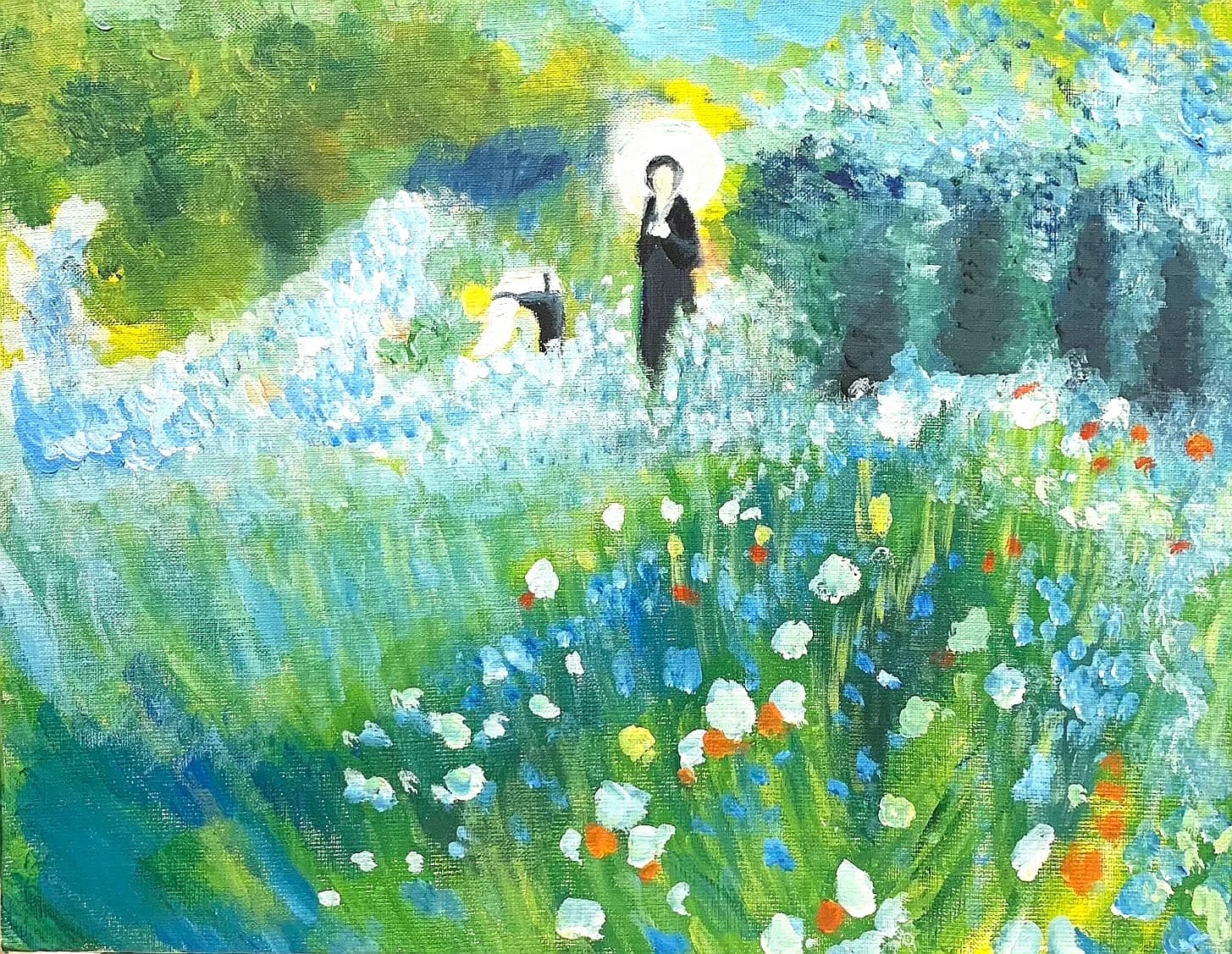 Renoir's summer landscape /u
