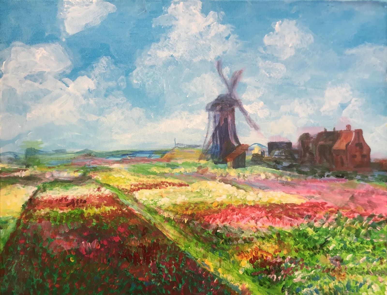 Monet - Tulip Field near the Hague /u