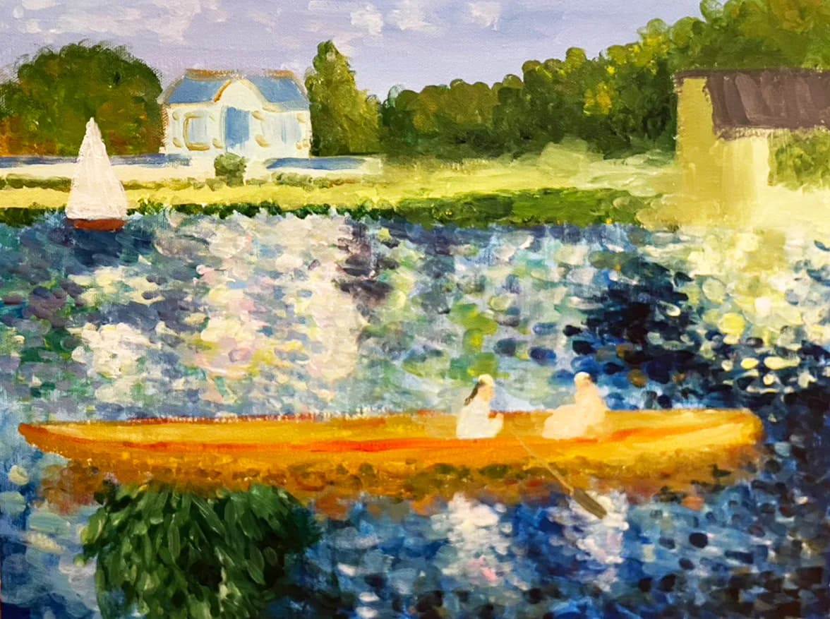 Renoir - Boating on the Seine /u