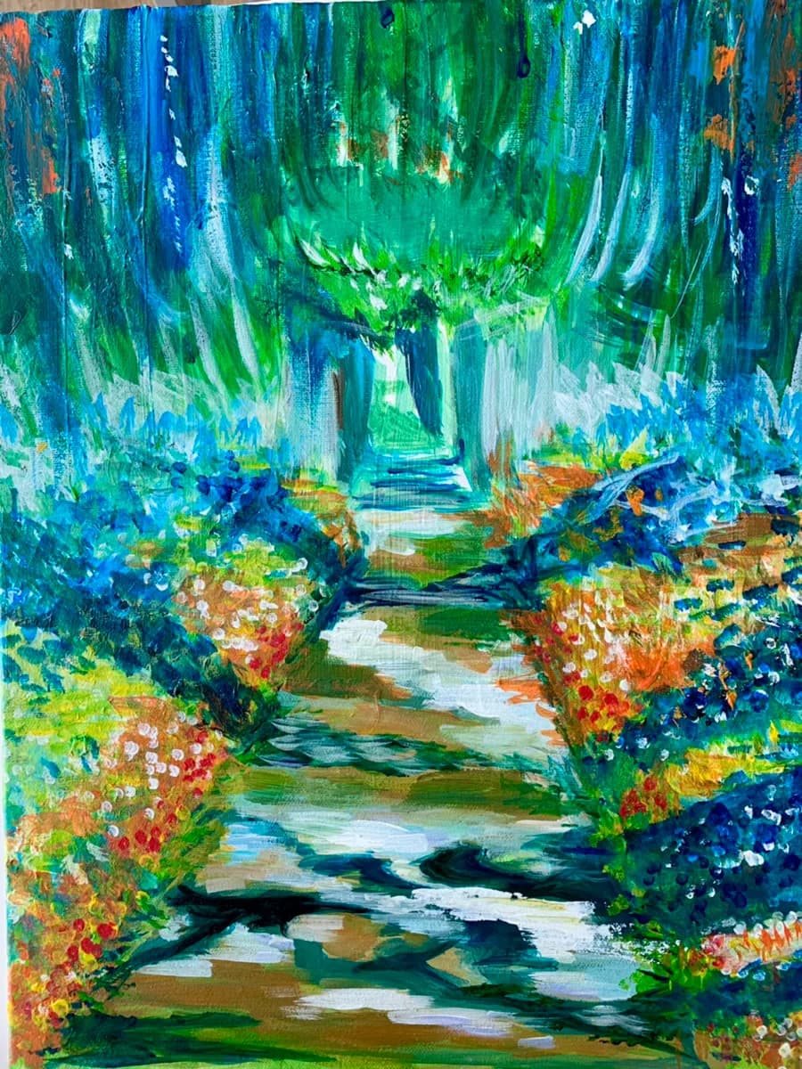 Monet’s Avenue of the Garden /h