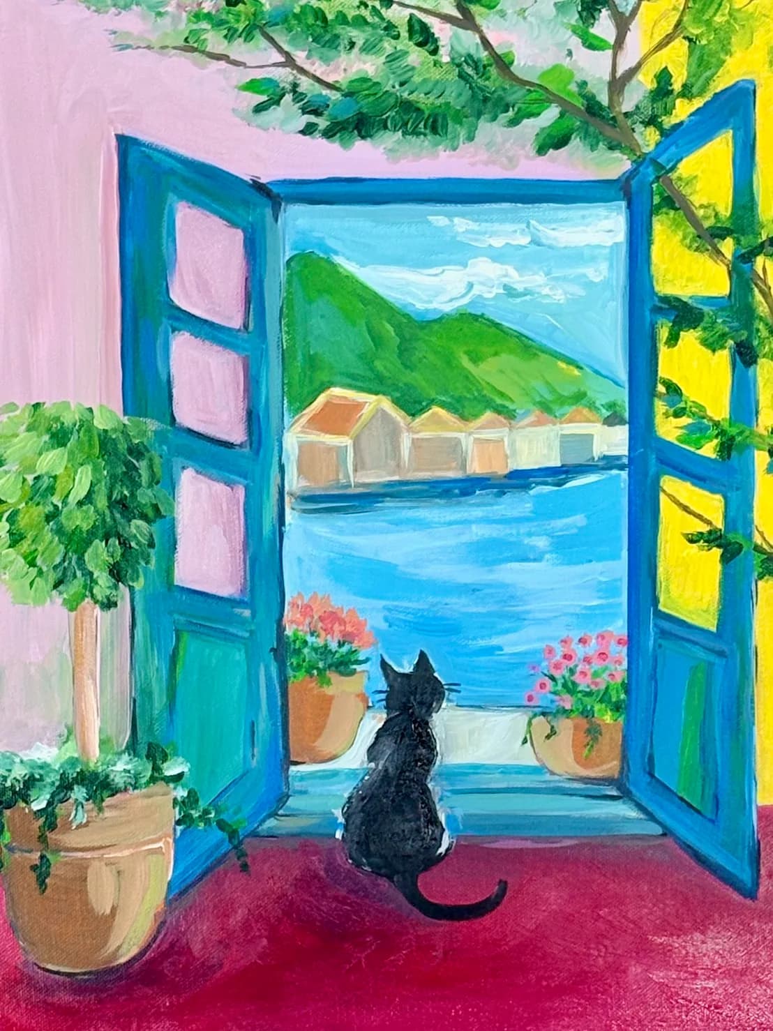 Matisse - cat print /n