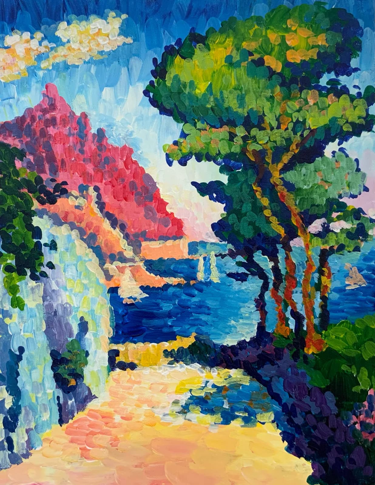 Signac's "The Ligurian Coast /h