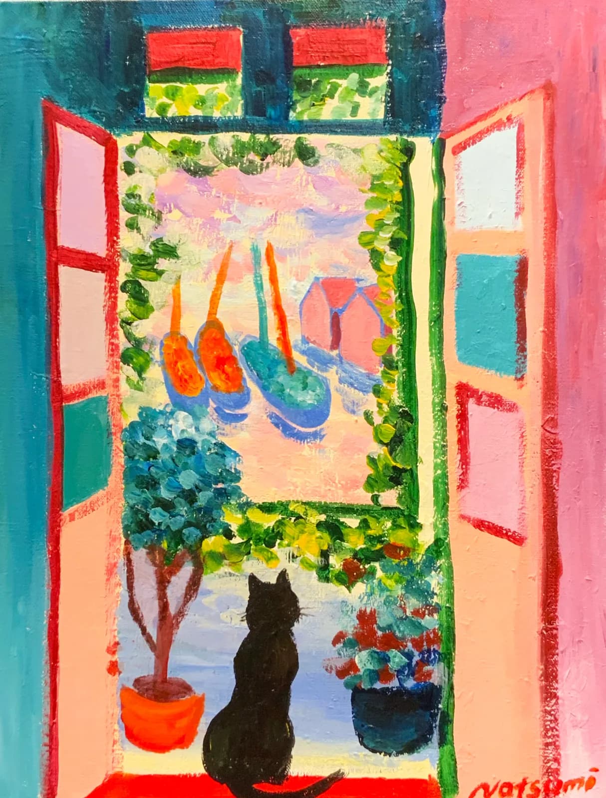 Matisse - cat print /u