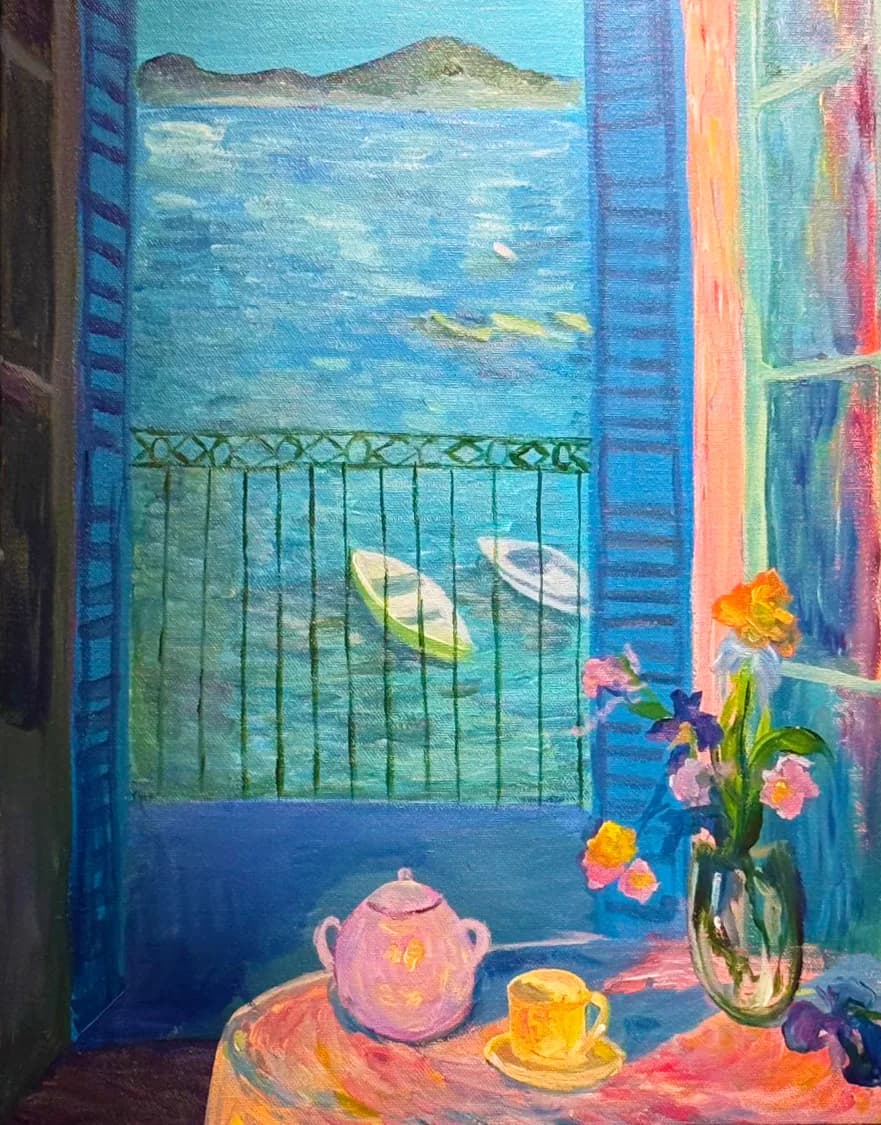 Sidaner - Bunch of Flowers at the Window/u
