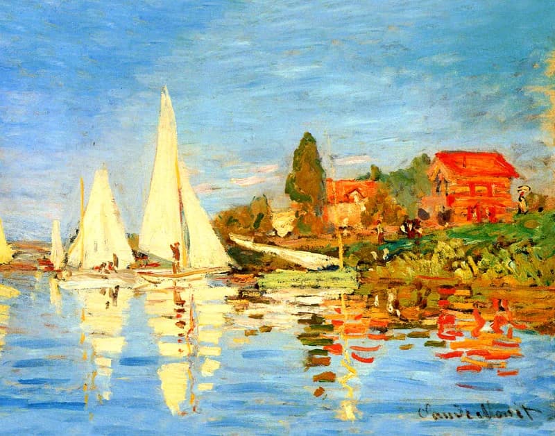 MONET’S REGATTA AT ARGENTEUIL /u